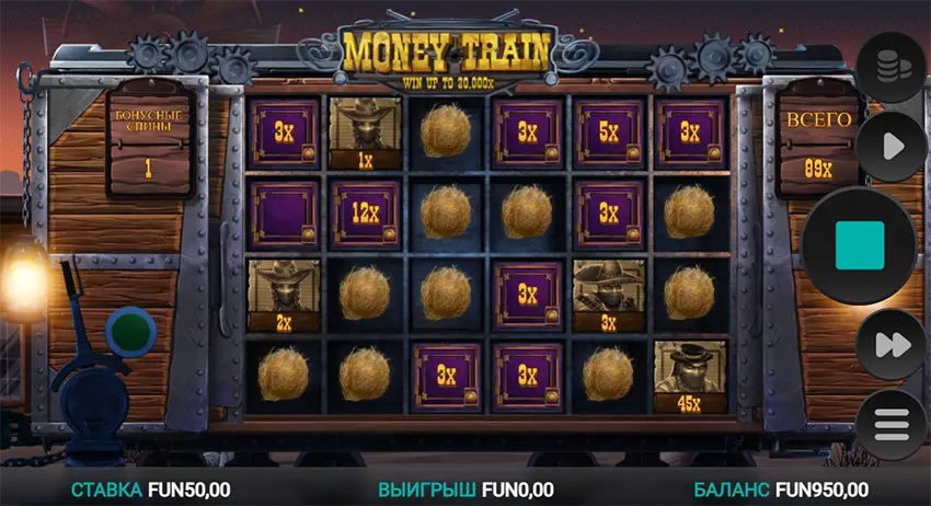 бонусная игра в игровом автомате money train relax gaming